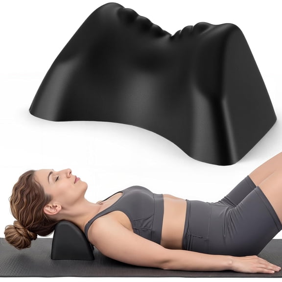 NCQ Occipital Release Tool  Cervical Traction Pillow for Neck, Shoulder & Back Pain Relief, Tension Headache & TMJ Support, Firm Memory Foam Cradle Design, Suboccipital Release