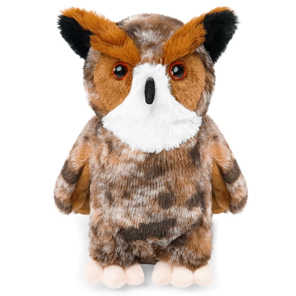 NCQ Owl Stuffed Animal Toy 8" Ultra Soft Snow Owl Plush Toy Fluffy and Cuddly Toy for Kids, Adults, Boys and Girls, for Birthday Christmas Halloween Easter Owl Gift