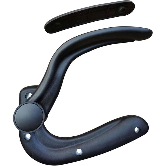 NCQ Replacement Adjustable Arms for Office Chair Support Arms and Elbow Hardware Comfort Replaces Gaming Chair Armrest Pads with Arm Pads, Black