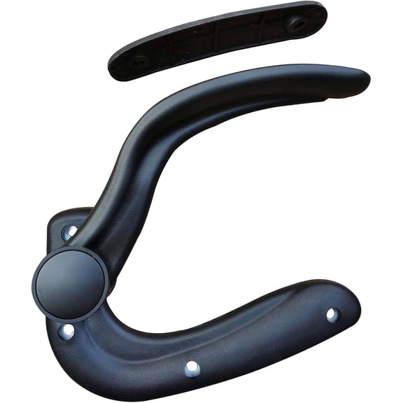 NCQ Replacement Adjustable Arms for Office Chair Support Arms and Elbow Hardware Comfort Replaces Gaming Chair Armrest Pads with Arm Pads, Black