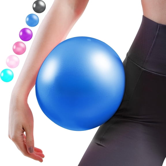 NCQ Small Exercise Ball, 9 Inch Mini Pilates Ball, Anti Burst and Slip Resistant Mini Yoga Ball for Stability, Fitness, Physical Therapy, Stretching & Core Strength Workout at Home Gym & Office