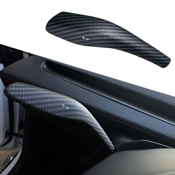 NCQ Steering Lever Cover for Tesla Model 3/Y, Gear Shift Cover Accessory - Decorative Cover (White)