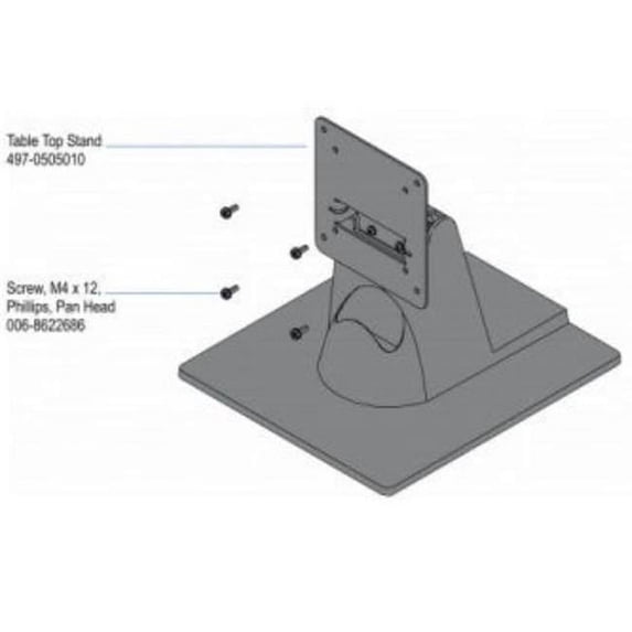 NCR 5968-K031 X-Series Stand for No Integrated Power Supply