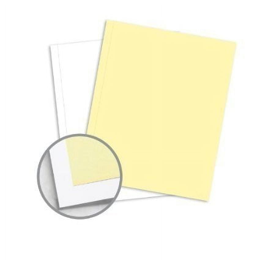 NCR 8.5 x 11 Carbonless Paper Collated 2 Part Reverse White, Canary 250