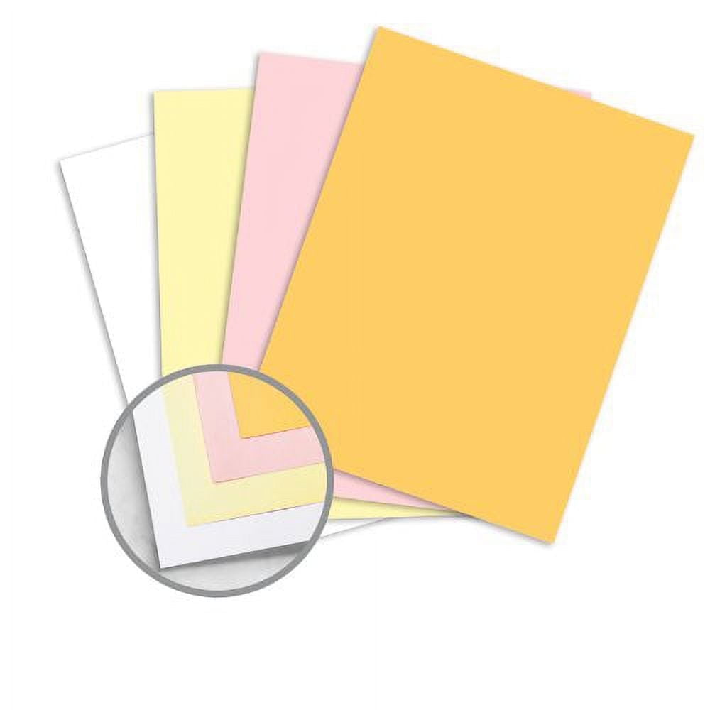NCR Paper* Brand Superior Multi-Colored Carbonless Paper - 17 x 11 in 21.3 lb Bond Precollated 4-Part RS Goldenrod, Pink, Canary, White 2500 per Carton