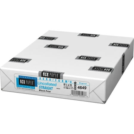 NCR Paper Xero/Form II Laser, Inkjet Carbonless Paper - White (ncr-4649)