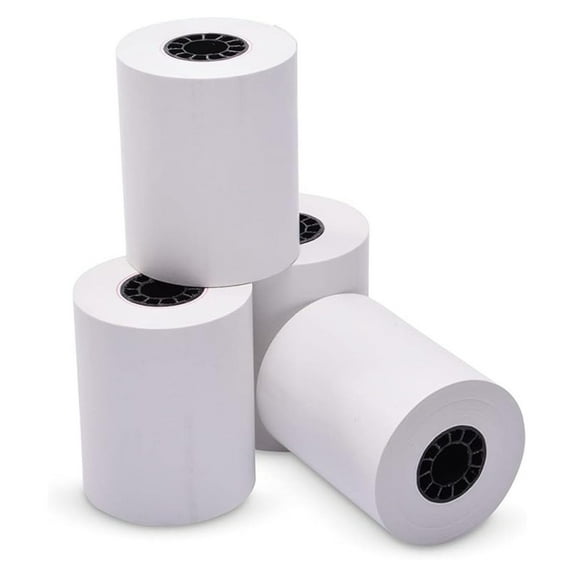NCR Receipt Paper Rolls - 2.25 x 85 ft - 50 Rolls/Carton - Thermal Paper for POS Systems, Credit Card Machines, QSR, BPA-Free