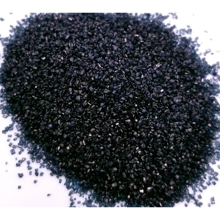 NCS Black Sanding Sugar, 8 ounces - Great for Cupcakes, Cookies, Cakes, Cake Pops