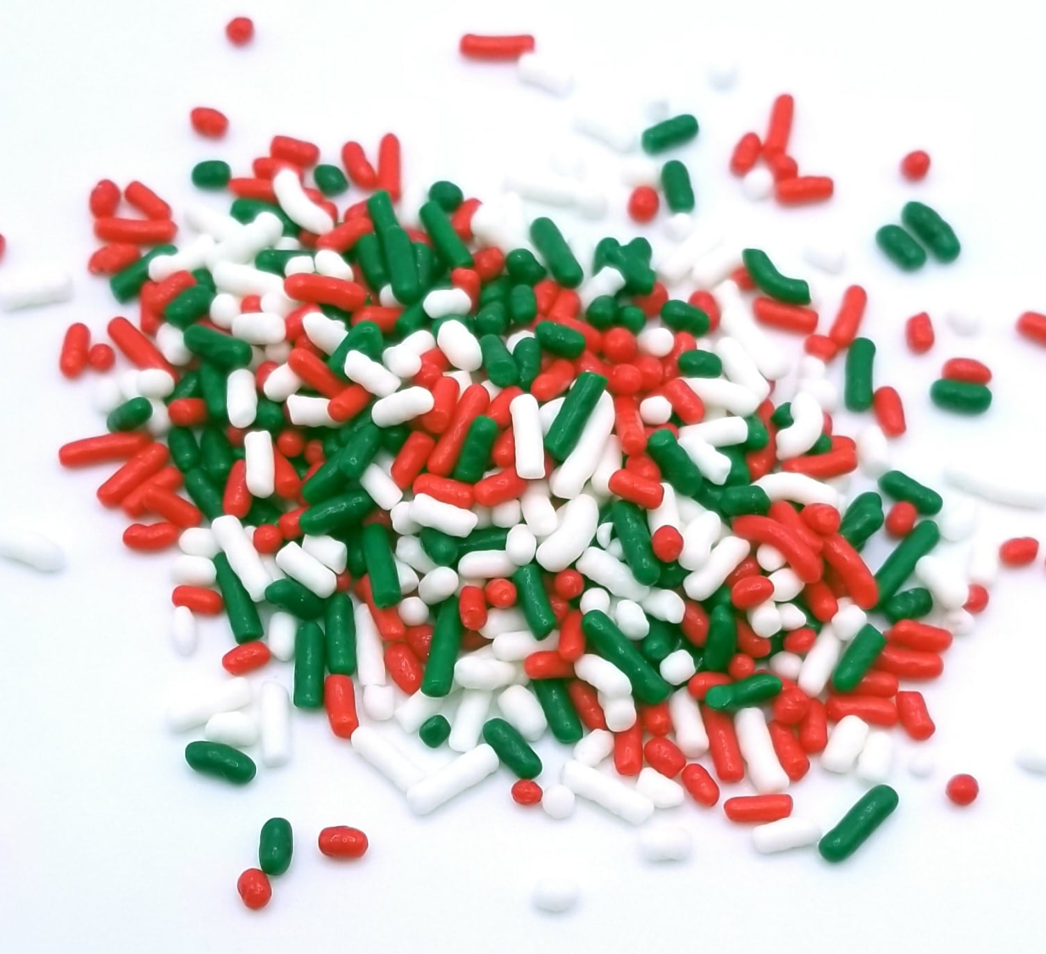 NCS White Christmas Snowflakes Edible Sprinkles, 8 ounces, Great for  Cupcakes, Cookies, Cakes, Cakes Pops.