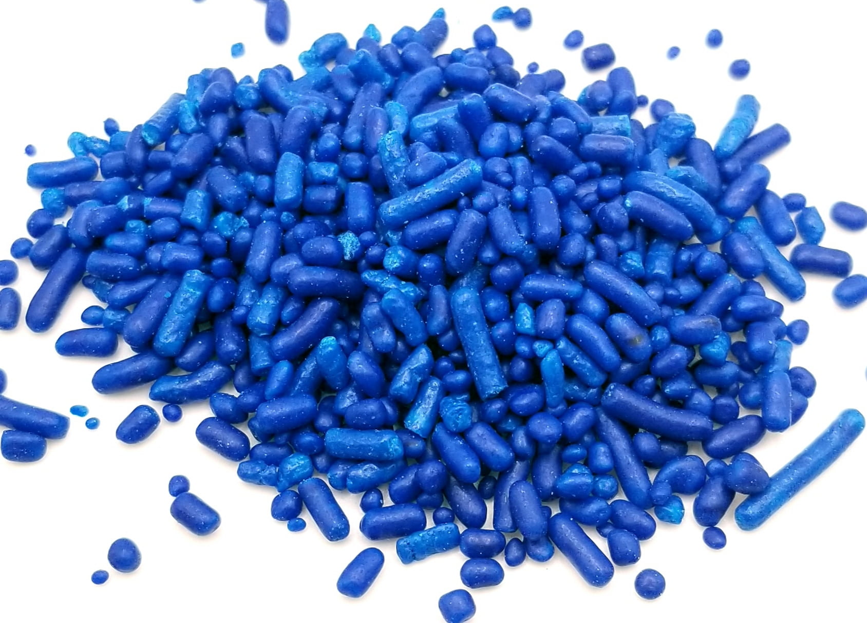 NCS Dark Blue Edible Jimmies Sprinkles - 8 ounces/Great for Cupcakes, Cookies, Cakes, Cakes Pops