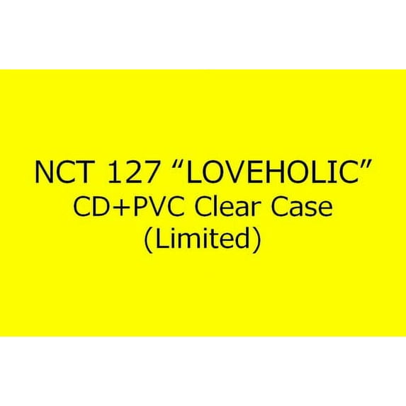 NCT 127 - Loveholic (Special Box B Version) (incl. PVC Plastic Folder) - CD