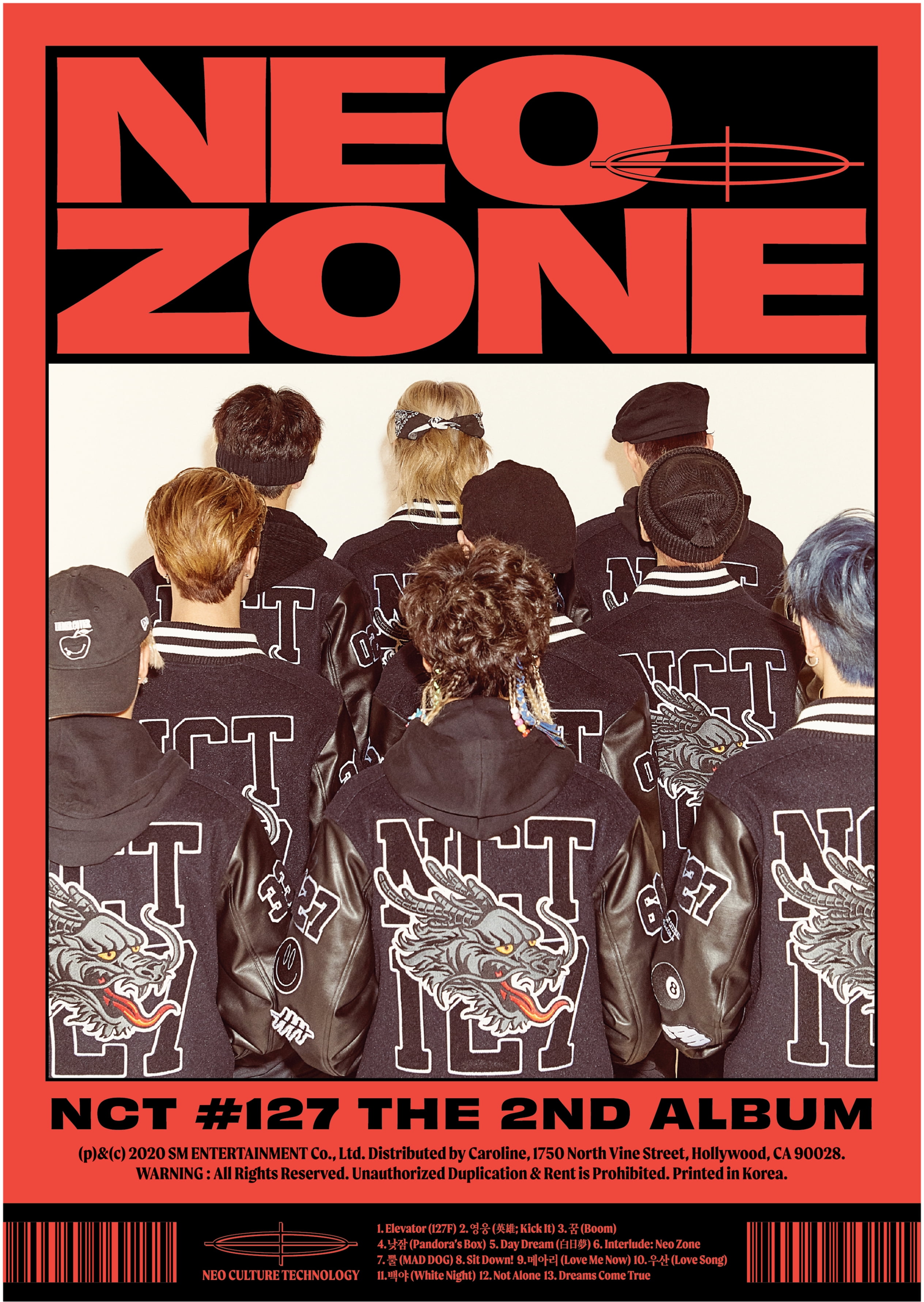 NCT 127 - The 2nd Album 'NCT #127 Neo Zone' [C Ver.] - Music