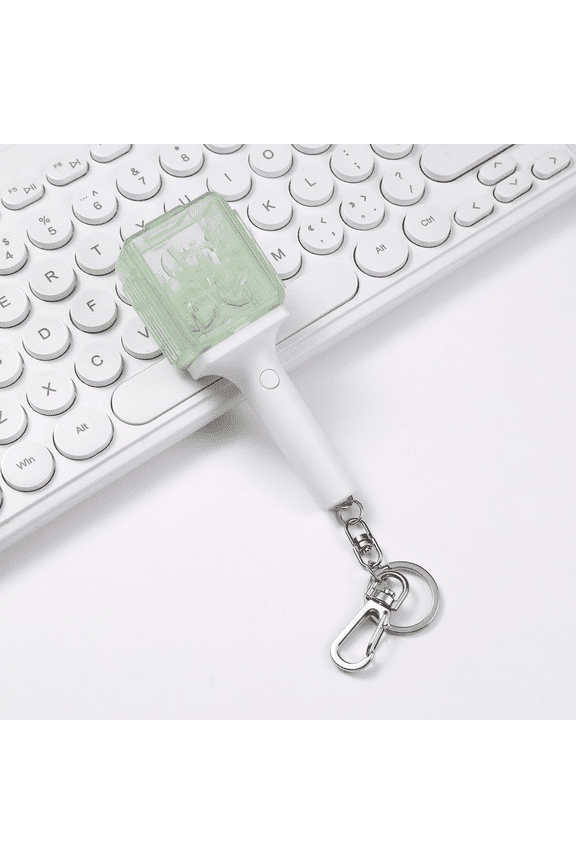 NCT 2nd Gen Mini Lightstick Keychain Glow Pendant Kpop Fan Merch with Extra Keyring