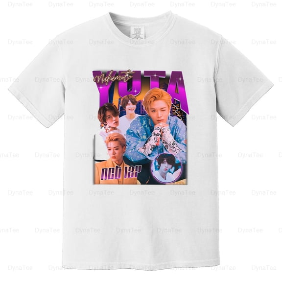 NCT One Twenty Seven Yuta Retro Vintage Tee Kpop Merch SM Town Comfort Color T-Shirt Unisex, up to 4XL