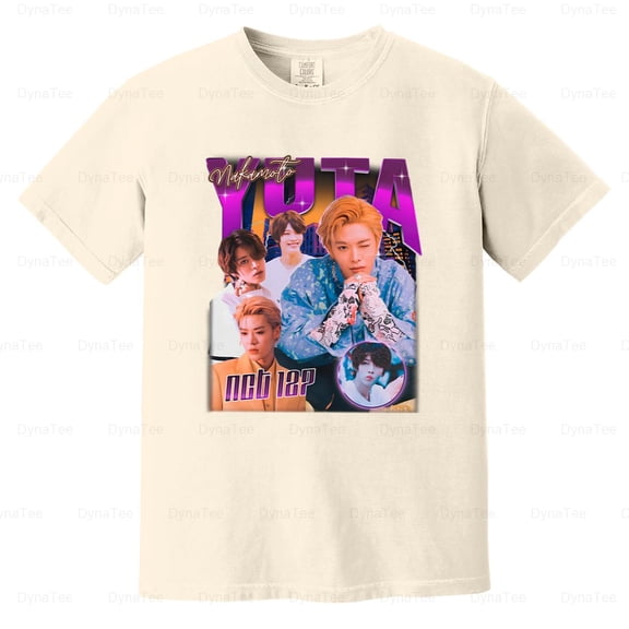 NCT One Twenty Seven Yuta Retro Vintage Tee Kpop Merch SM Town Comfort Color T-Shirt Unisex, up to 4XL