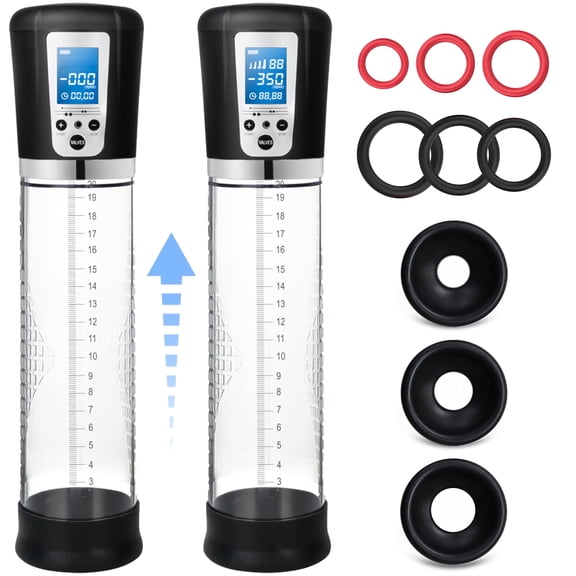 NCTTRP Electric Penis Pump, Rechargeable, 4 Adjustable Modes, Black