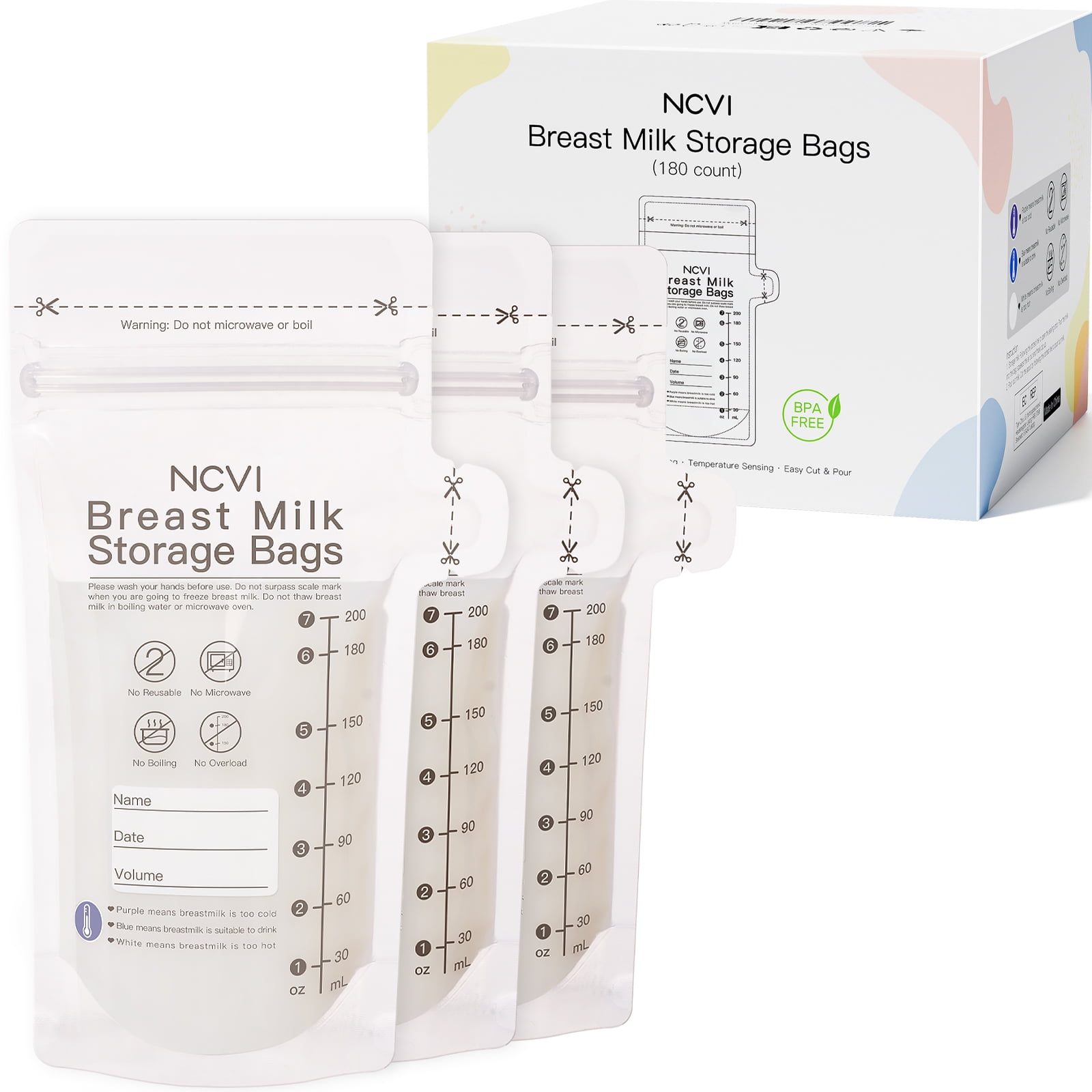 FairySandy 2 Pcs Breast Milk Storage Tower Clear Breast Milk Freezer  Storage Organizer Reusable Breastmilk Storage Containers Freezer  Breastfeeding