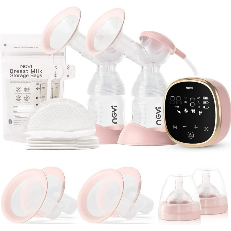 BREAST PUMP WITH BOTTLE (A-204) – Pink Baby
