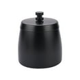 thumbnail image 1 of NCWSO 1PC Ashtray for Office Supplies Stationery Outdoor Ashtray with Lid, Smokelesss Stainless Steel Ashtray with Lid, Windproof, Suitable for Outdoor Terrace Family,Black, 1 of 5