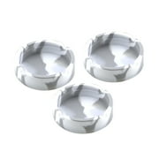 NCWSO Smokeless Ashtray for Outdoors Indoor Patio Silicone Rubber High Temperature Heat Resistant Round Design Ashtray, Grey