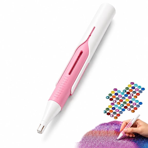 NCY 2026 New Automatic Diamond Painting Bead Dispenser for 2.8mm Round Drills (Pink)