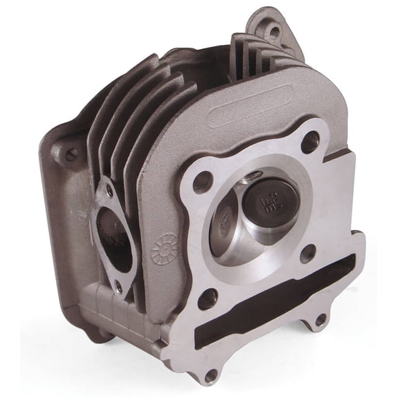 "NCY Big Valve Cylinder Head (58.5mm, 2 Valve); Genuine/GY6"