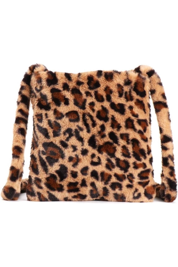 NCY Cute Fuzzy Purse Y2K Fluffy Shoulder Bag Plush Furry Tote Bag Aesthetic Fairy Grunge Purse Y2K Accessories