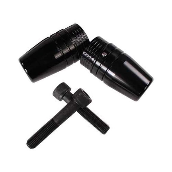 "NCY Frame Sliders (Black); Honda Ruckus, Zoomer"
