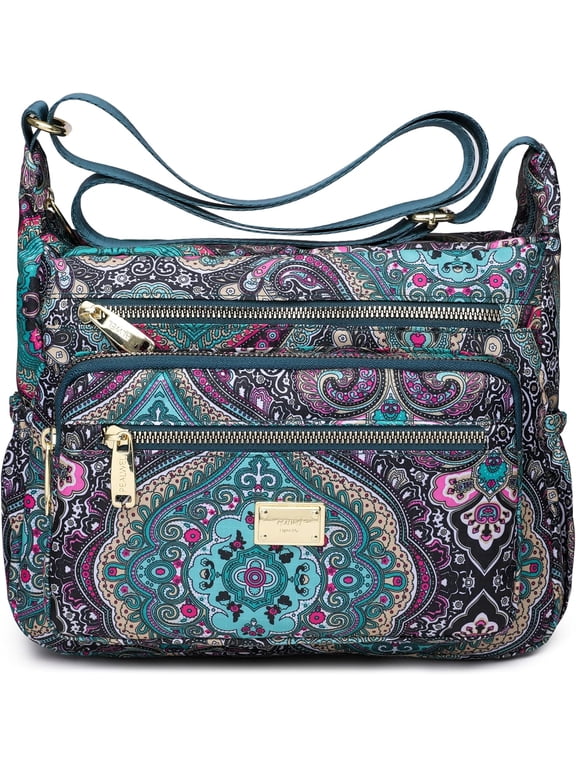 NCY Women Shoulder Handbag Roomy Multiple Pockets Bag Ladies Crossbody Purse Tote Top Handle Satchel