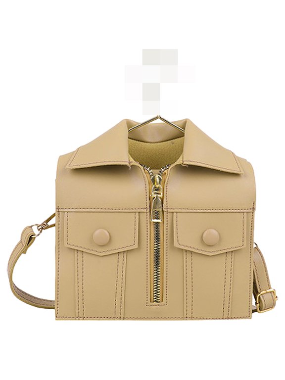 NCY Women's Shirt-Shaped Purse Novelty Shoulder Bag Unique Clutch Handbag Funny Leather Crossbody Tote Satchel