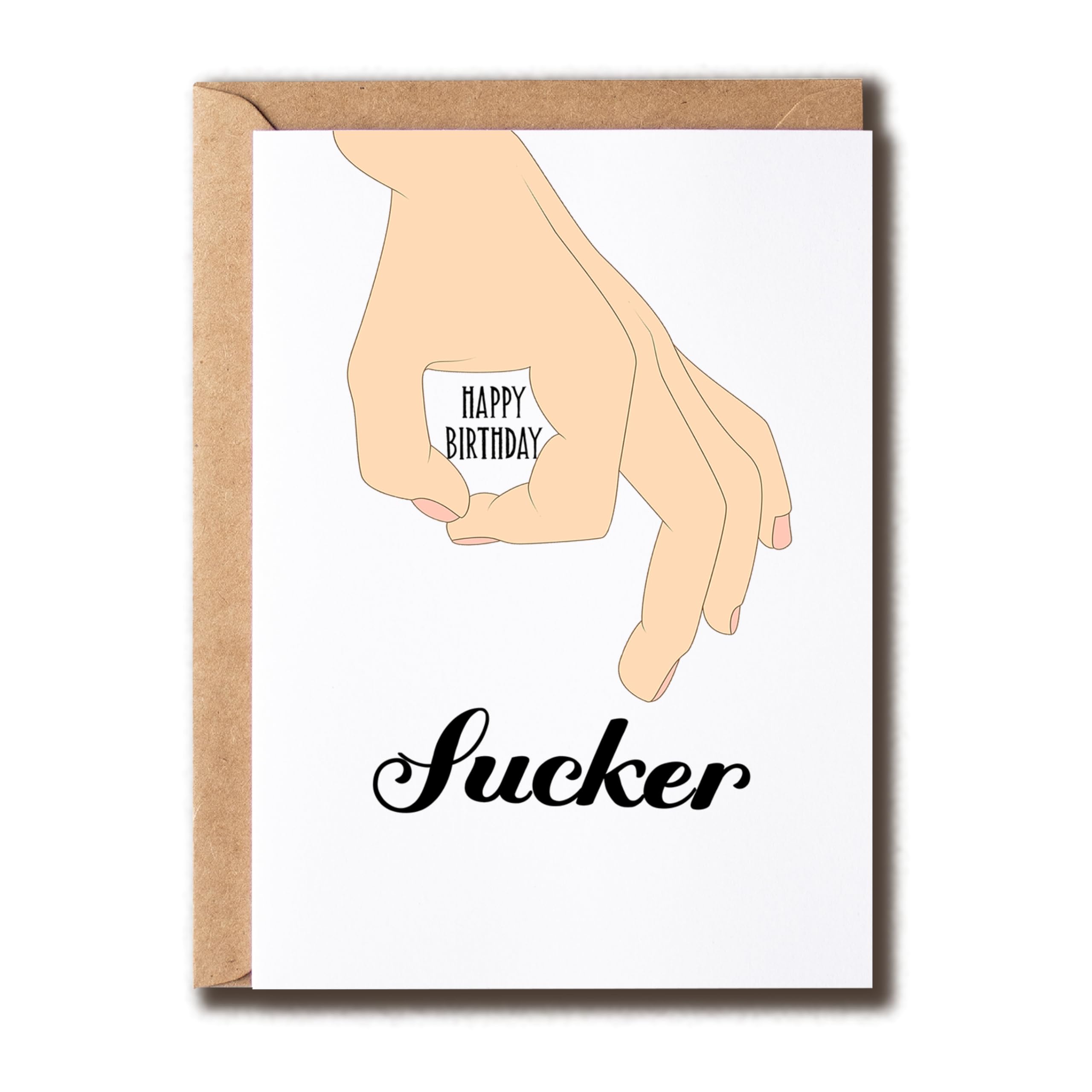 NDHGifts Happy Birthday Sucker Card - Funny Birthday Card - Funny Cards ...
