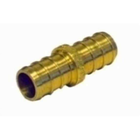 NDL Industries BRP0-08 0.5 in. Brass Pex x Pex Coupling