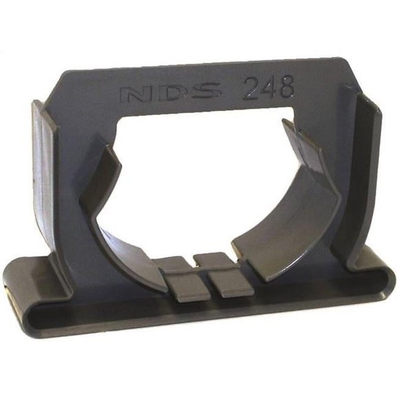 NDS Coupler Channel 248-AST - 4 Inch Gray Plastic Coupling - 4 In.