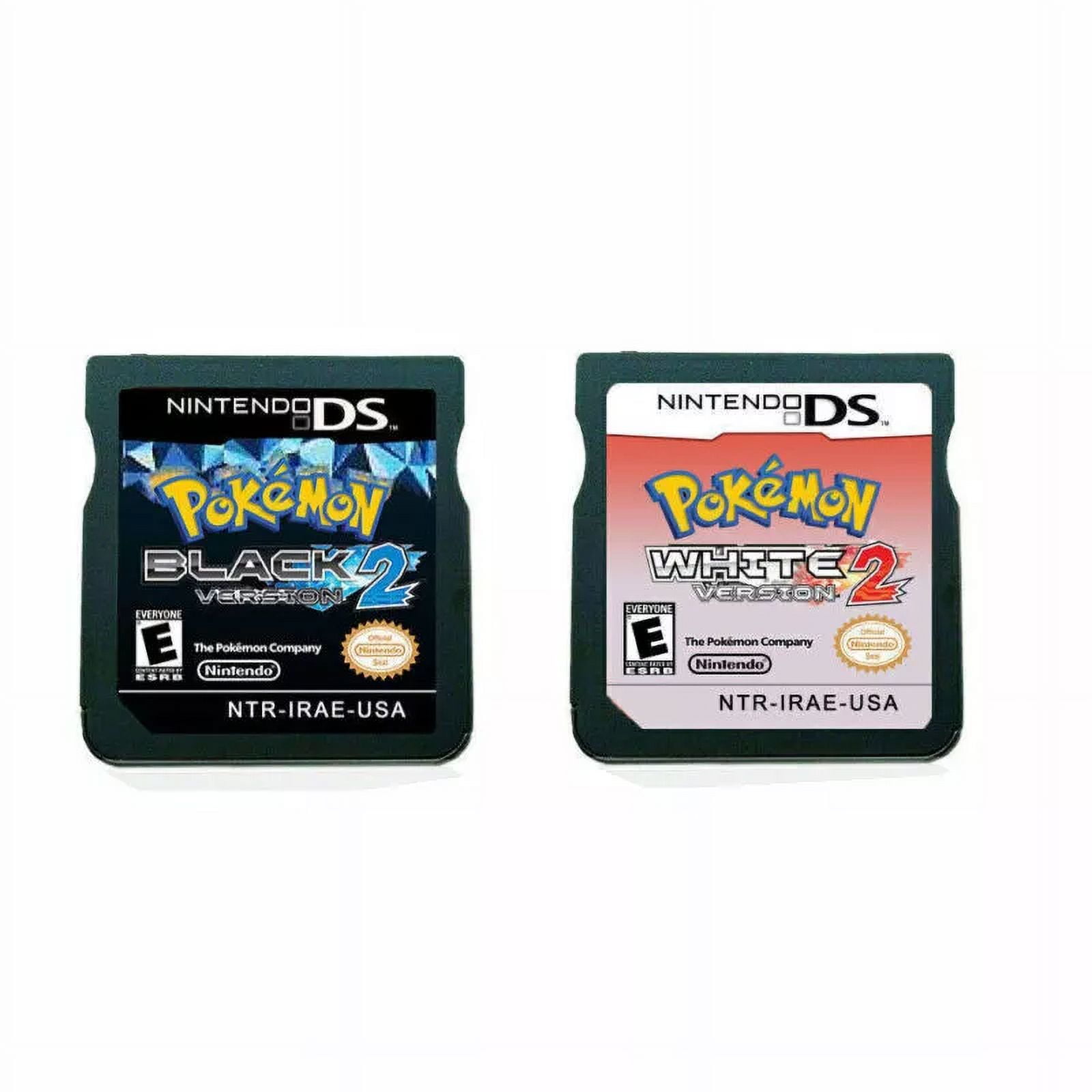 NDS 2DS 3DS XL Pokemon Lack/White/Black 2/White 2 Game Card for