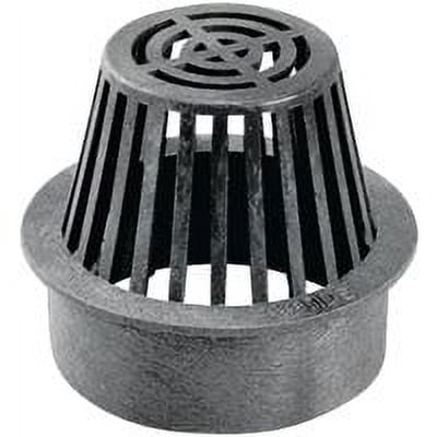 NDS 3 in. Black Round Polyolefin Atrium Grate - Walmart.com