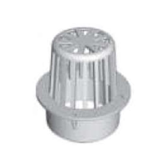 NDS 3 in. Black Round Polyolefin Atrium Grate