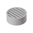 thumbnail image 1 of NDS 3 in. White Round Plastic Drain Grate, 1 of 2