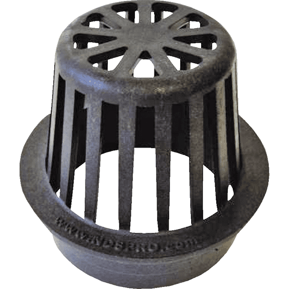 NDS 4 In. Atrium Drain Grate - Pack of 4  Standard US Plumbing Rough-In, Drop-In Replacement