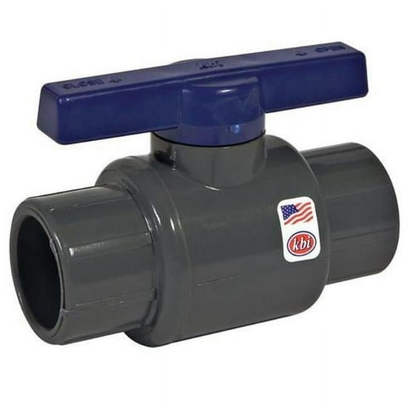 NDS 4184198 0.75 in. PVC Ball Valve, Schedule 80