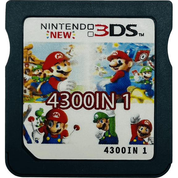NDS, 4300-in-1 super combination game card, including 4300 retro game collections, American version.