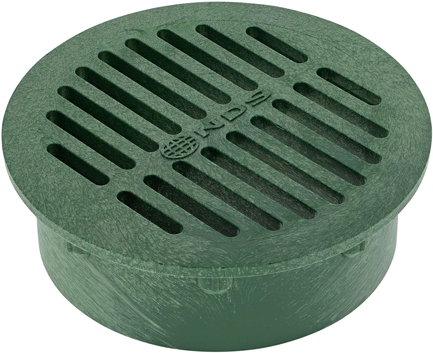 NDS 50, 6 In. Round Grate Drain Cover, Connects to SpeedD Catch Basin
