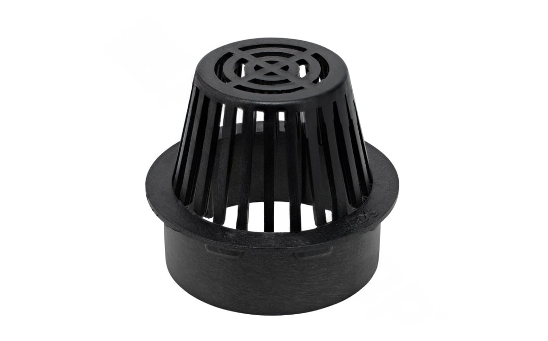 NDS 6 in. Black Round Polyolefin Atrium Grate - Walmart.com