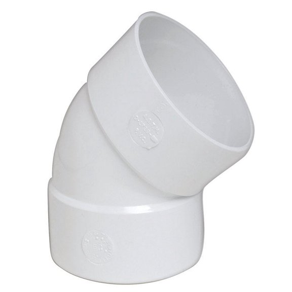 NDS 6P03 Elbow Schedule 35 6" Hub each X 6" D Hub PVC