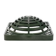 NDS 9 in. Green Square Polyolefin Atrium Grate