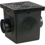 NDS 9 In. x 9 In. Black Square Catch Basin 900BKITRTL