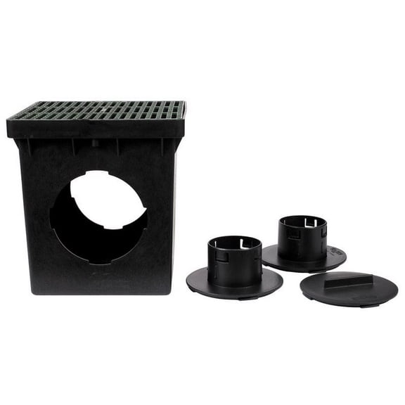 BASIN SQR 2-HOLE 12" KIT (Pack of 1)