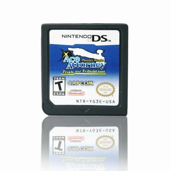 NDS Game Cartridge Phoenix Wright: Ace Attorney Trials and Tribulations DS Cartridge