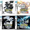 thumbnail image 1 of NDS Game Cartridge Pokemon Black and White 1+2 4pcs set - (US Version) DS Game, 1 of 6