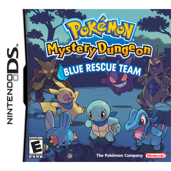 NDS Game Cartridge Pokomen Mystery Dungeon: Blue Rescue Team - (US Version) DS Game