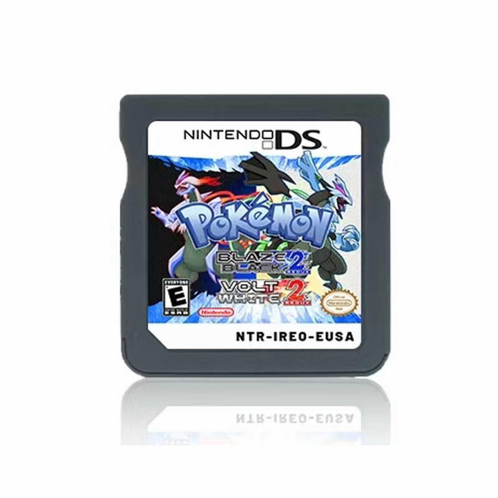NDS Games Cartridge Pokem Blaze Black 2 Redux & Volt White 2 Redux